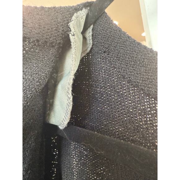 Vintage Adolfo Black Knit with Dress Size M Designer Couture with Rhinestones - Picture 8 of 13